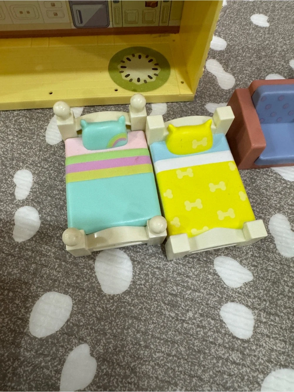 BLUEY Dollhouse playset furniture accessories bingo beds potty figurines toy